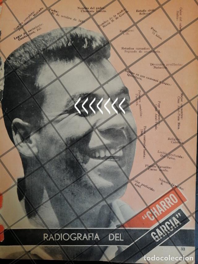Sammeln von Plakaten: AFICHE RETRO FUTBOLISTA EL JESUS CHARRO GARCIA 1963