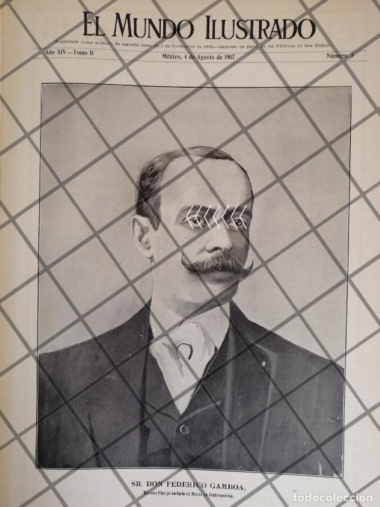 Sammeln von Plakaten: PORTADA ANTIGUA 1907 FEDERICO GAMBOA COMO EMBAJADOR 1907
