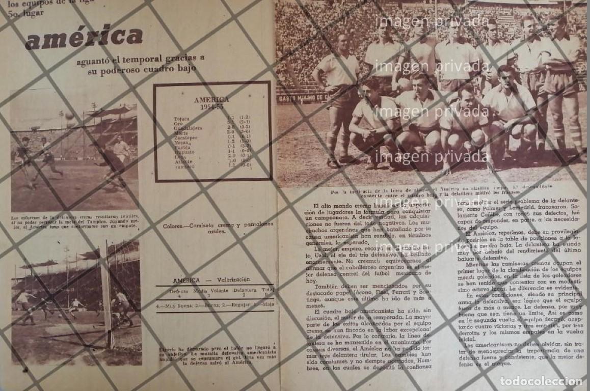 Sammeln von Plakaten: AFICHE RETRO EL CLUB AMERICA 1955 /FUTBOL