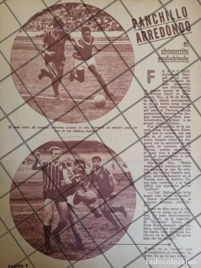 Poster collecting: AFICHE RETRO FUTBOLISTA PANCHO ARREDONDO 1963 CHAPARRITO