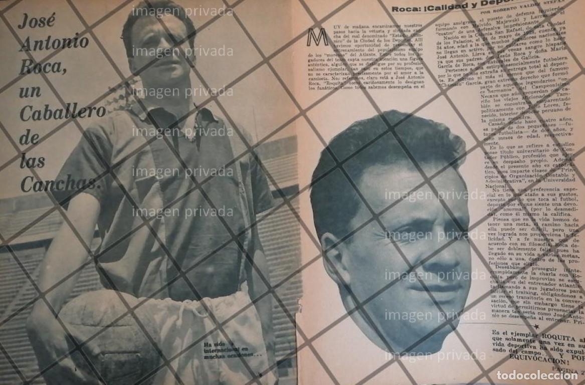 Poster collecting: AFICHE RETRO FUTBOLISTA JOSE ANTONIO ROCA 1955 -2
