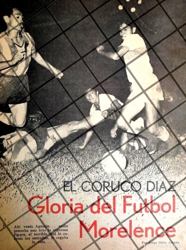 Poster collecting: AFICHE RETRO FUTBOLISTA. EL CORRUCO DIAZ 1963