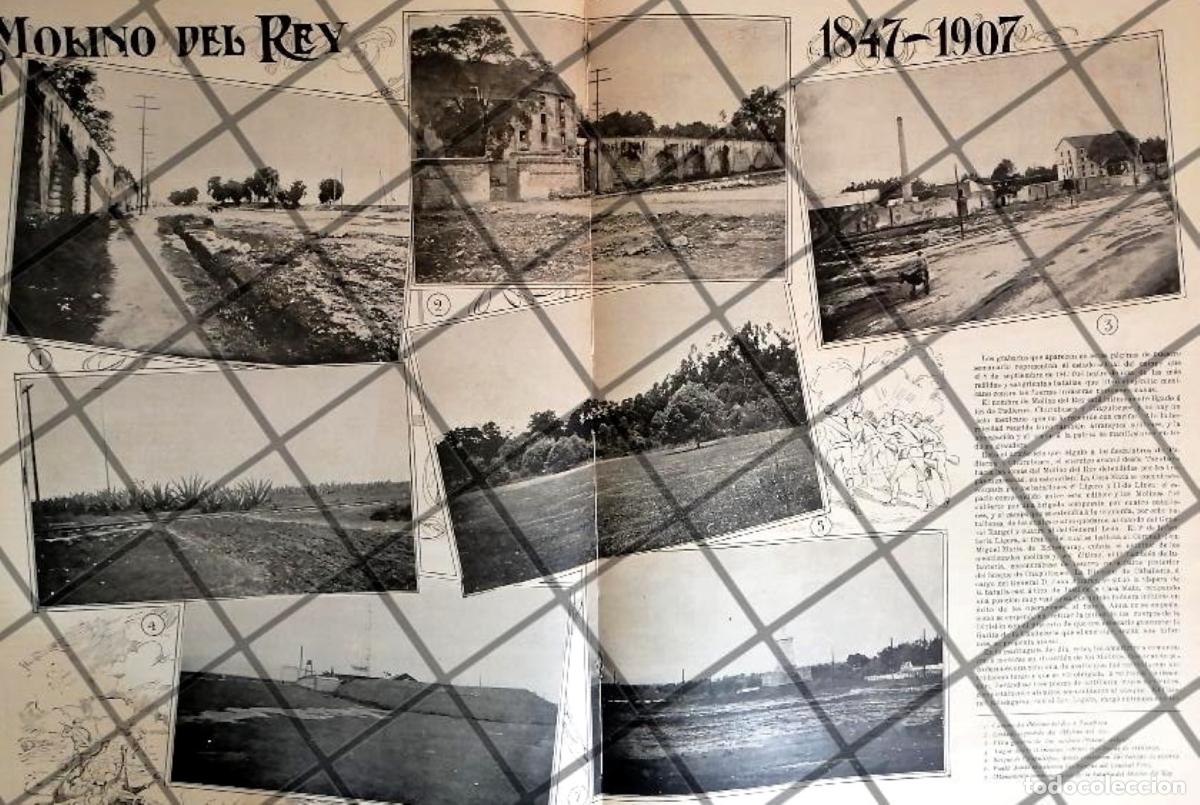 Poster collecting: AFICHE ANTIGUO MOLINO DE REY 1907 RECORDANDO INTERVENCION
