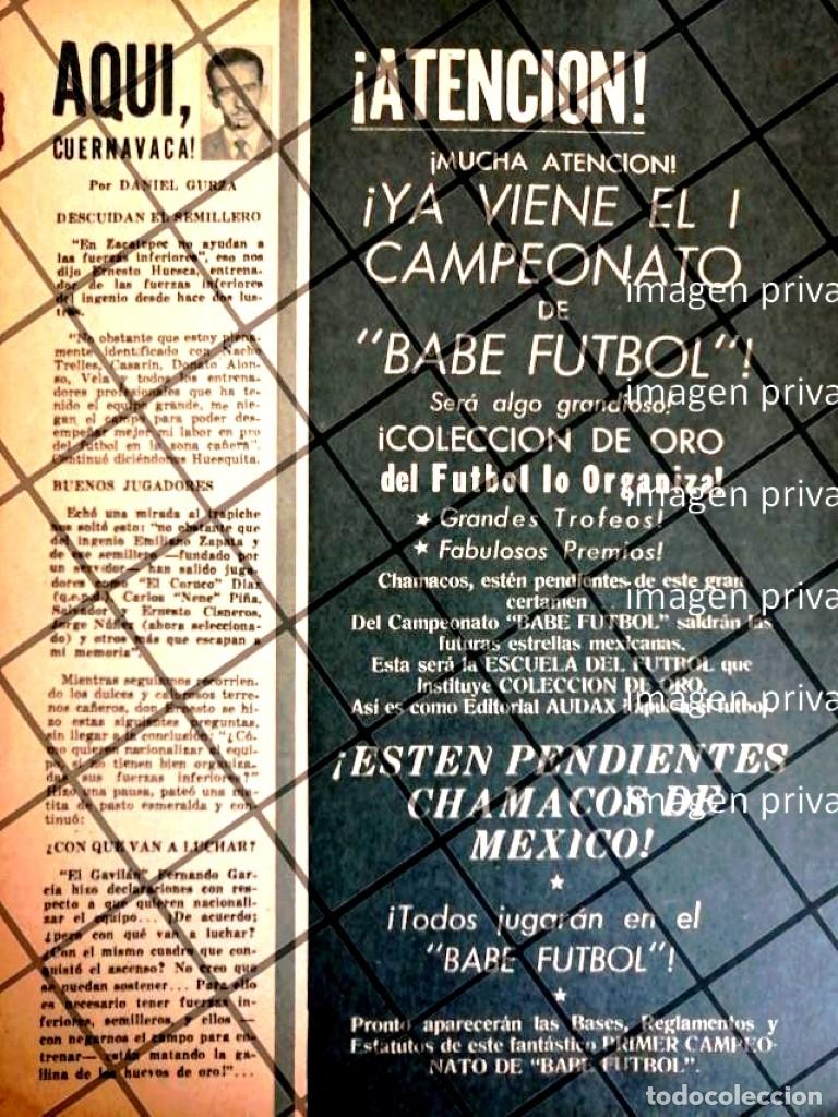 Poster collecting: AFICHE RETRO CAMPEONATO BABE FUTBOL 1963 /RARO