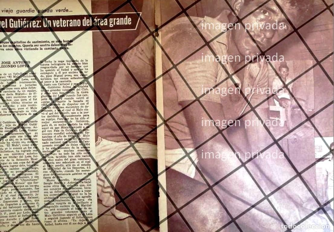 Poster collecting: AFICHE RETRO FUTBOLISTA. MIGUEL GUTIERREZ EL MULO 1963