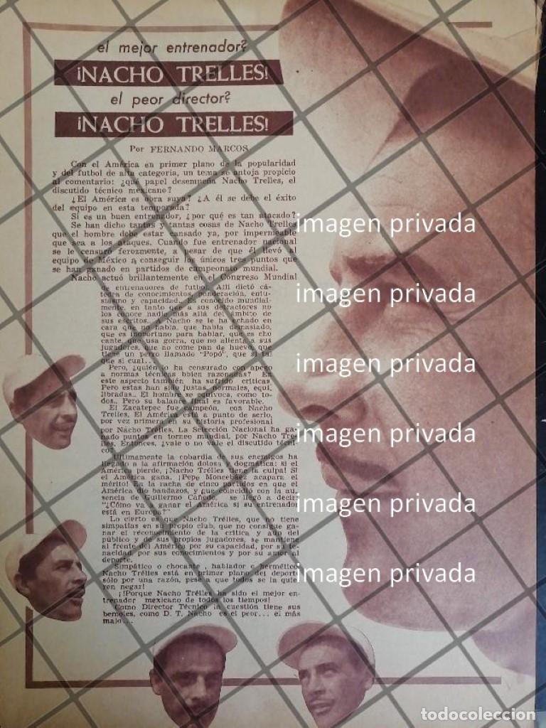 Poster collecting: AFICHE RETRO FUTBOLISTA. NACHO TRELLES 1963