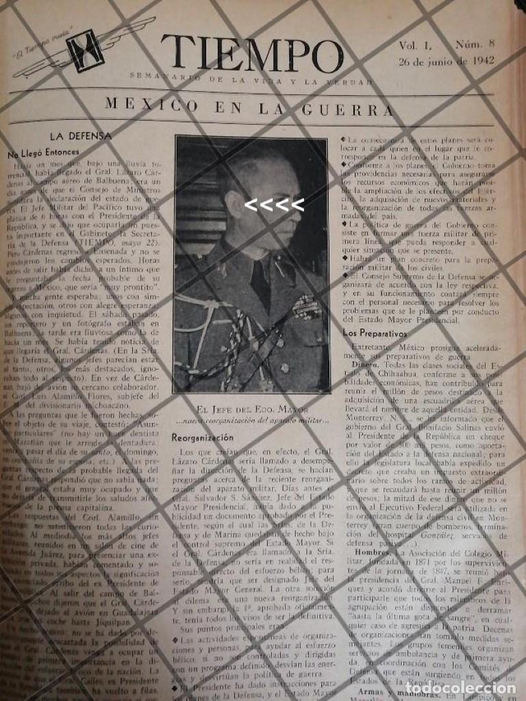 Poster collecting: AFICHE RETRO MEXICO EN GUERRA SALVADOR S. SANCHEZ 1942