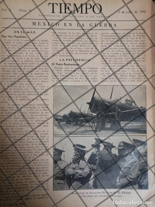 Poster collecting: AFICHE RETRO HUNDEN 2 BARCOS MEXICANOS Y FUERZA AEREA 1942