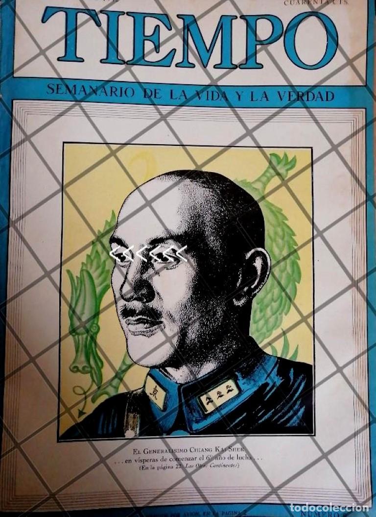 Poster collecting: PORTADA ANTIGUA GENERAL. CHIANG KAI SHEK 1942