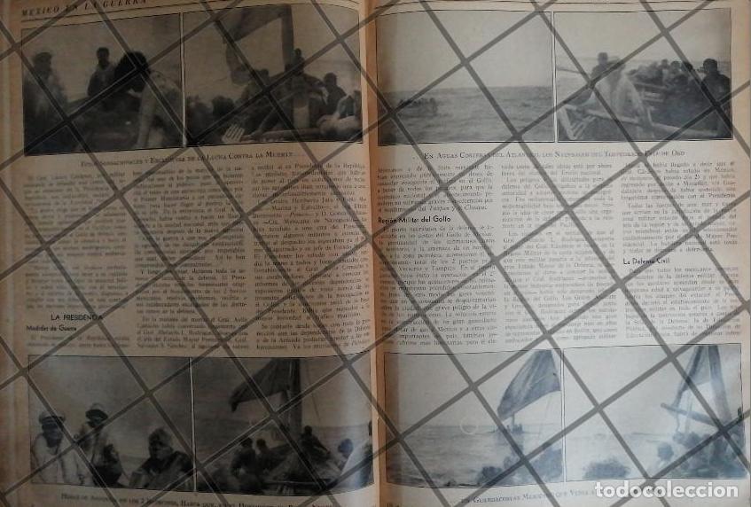 Poster collecting: AFICHE RETRO NAZIS HUNDEN DOS BUQUES MEXICANOS 1942