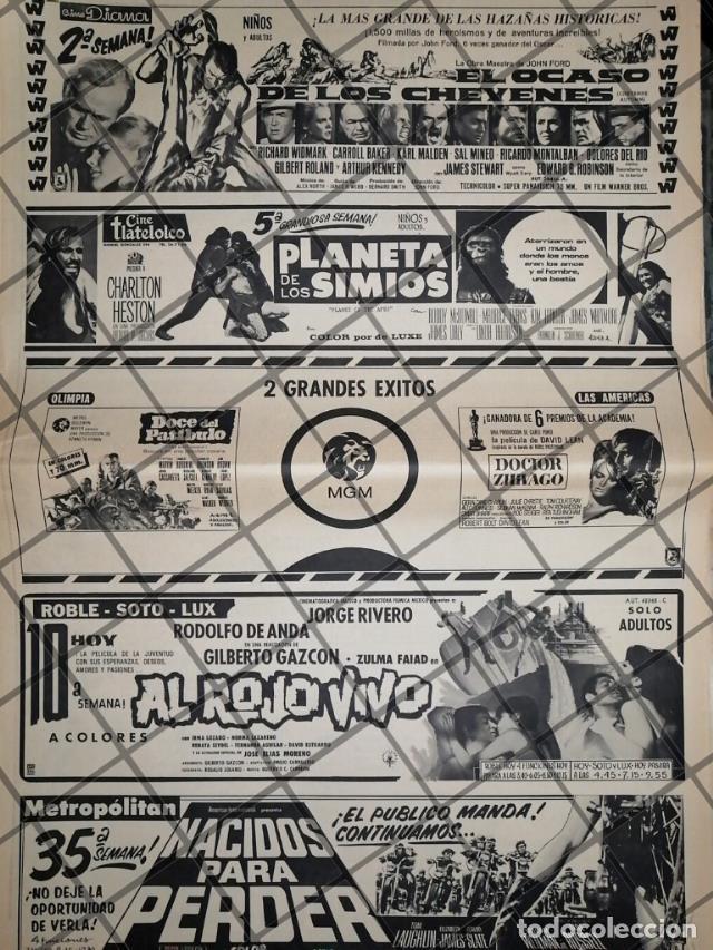 Poster collecting: CARTELERA DE CINE RETRO PLANETA DE LOS SIMIOS Y OTRAS 1969
