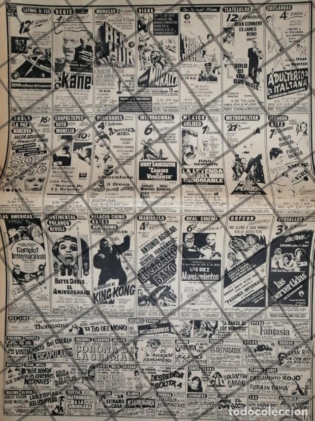 Poster collecting: CARTELERA DE CINE RETRO 17 ENERO 1969 V