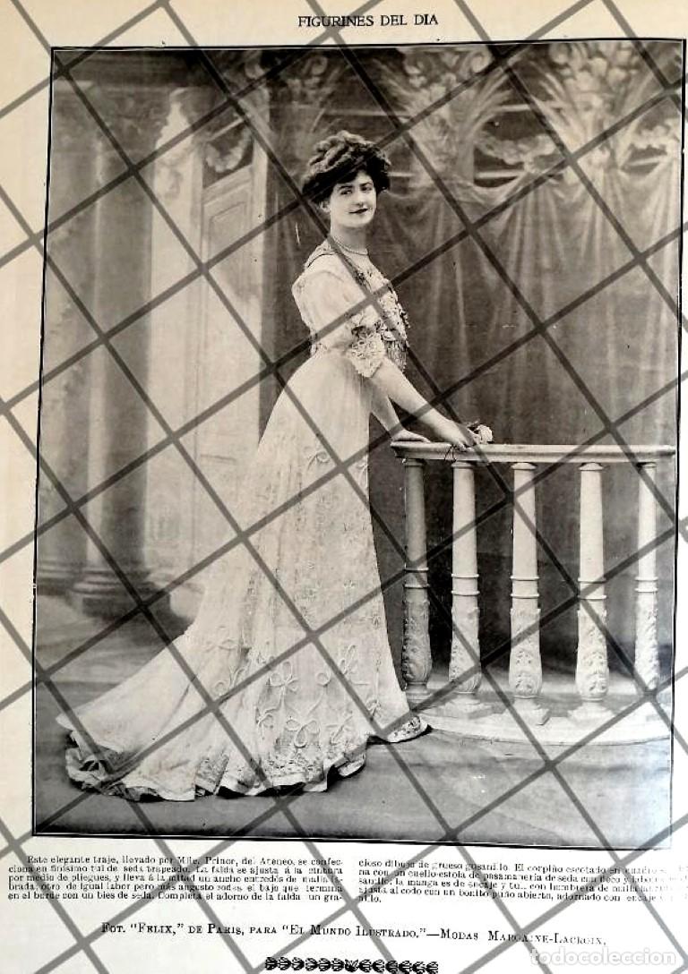 Collectionnisme d'affiches: CARTEL PUBLICITARIO ANTIGUO VESTIDOS. MODAS MARGAINE-LACROIX