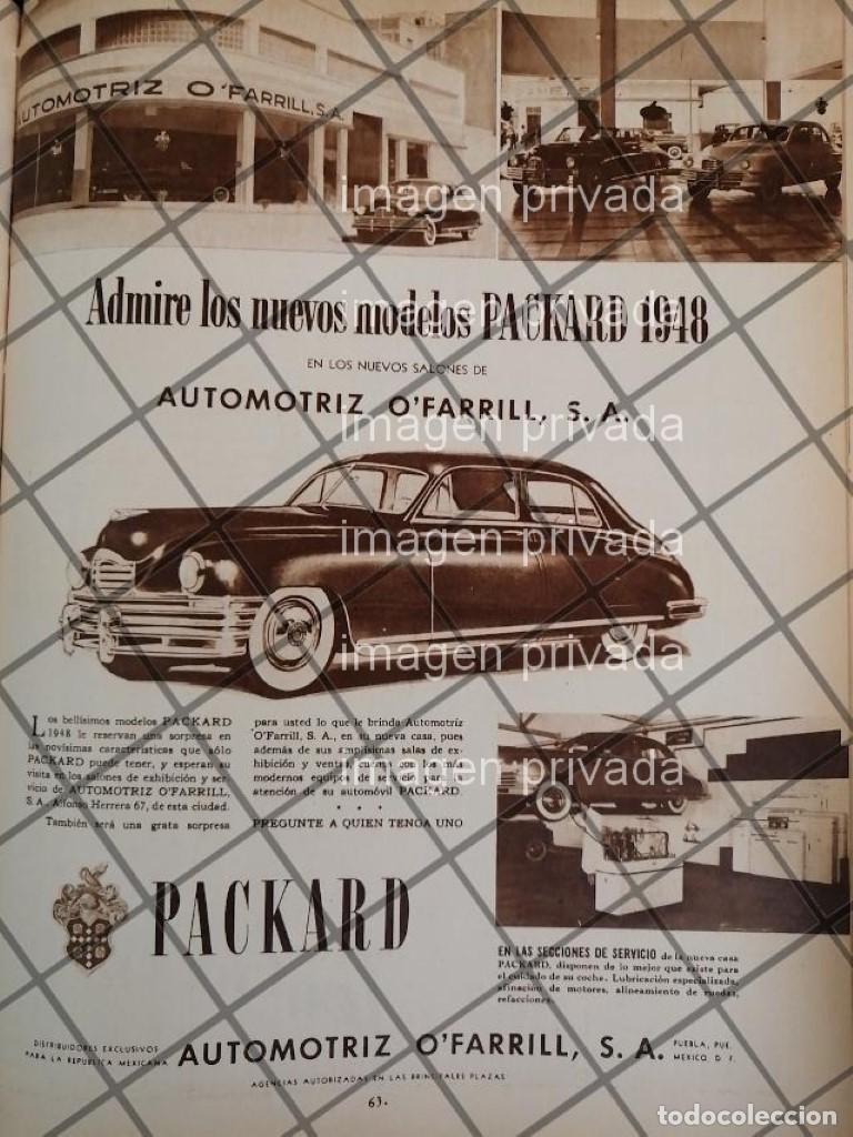 Collectionnisme d'affiches: CARTEL ANTIGUO AGENCIA DE AUTOS O`FARRILL 1948