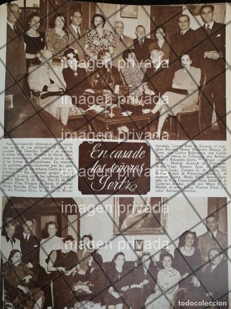 Collectionnisme d'affiches: AFICHE ANTIGUO REUNION EN CASA DE FAMILIA GERTZ MANERO