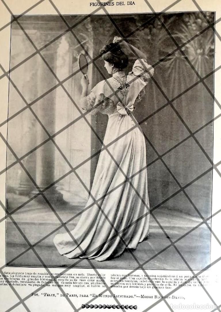 Collectionnisme d'affiches: CARTEL PUBLICITARIO ANTIGUO VESTIDOS. CASA BECHOFF-DAVID 4
