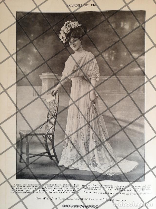 Poster collecting: CARTEL PUBLICITARIO ANTIGUO. VESTIDOS. CASA RONDEAU TEMPLIER 3
