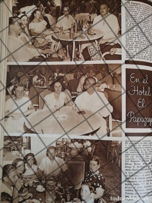 Poster collecting: AFICHE ANTIGUO ALTA SOCIEDAD EN HOTEL PAPAGAYO ACAPULCO