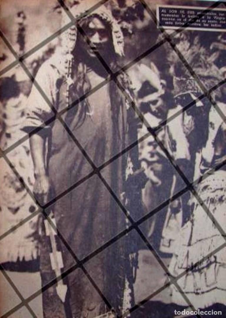 Poster collecting: AFICHE ANTIGUO MATACHIN GUADALUPANA INDIGENA 1944