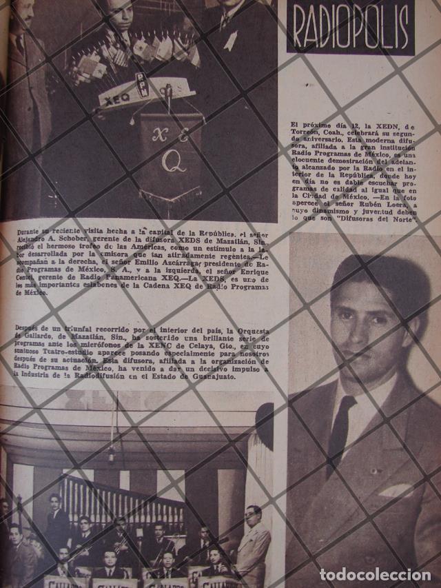 Poster collecting: AFICHE RETRO ALEJANDRO A. SCHOBER EN LA X.E.Q. RADIO 1944