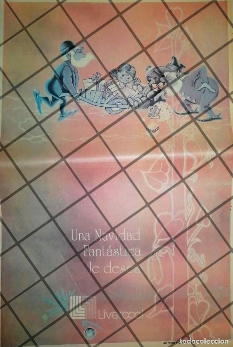 Poster collecting: CARTEL PUBLICITARIO RETRO MONTERREY TIENDA LIVERPOOL 1984 N90