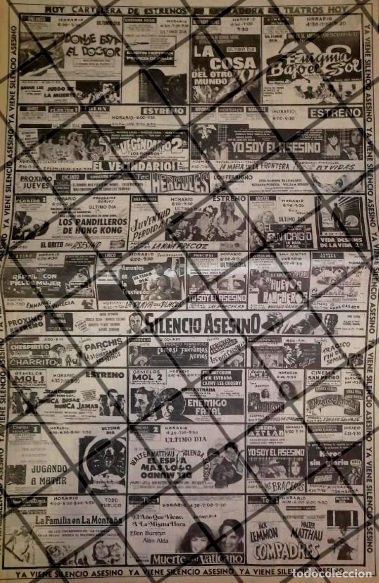 Poster collecting: CARTELERA DE CINE RETRO DE MONTERREY 1984