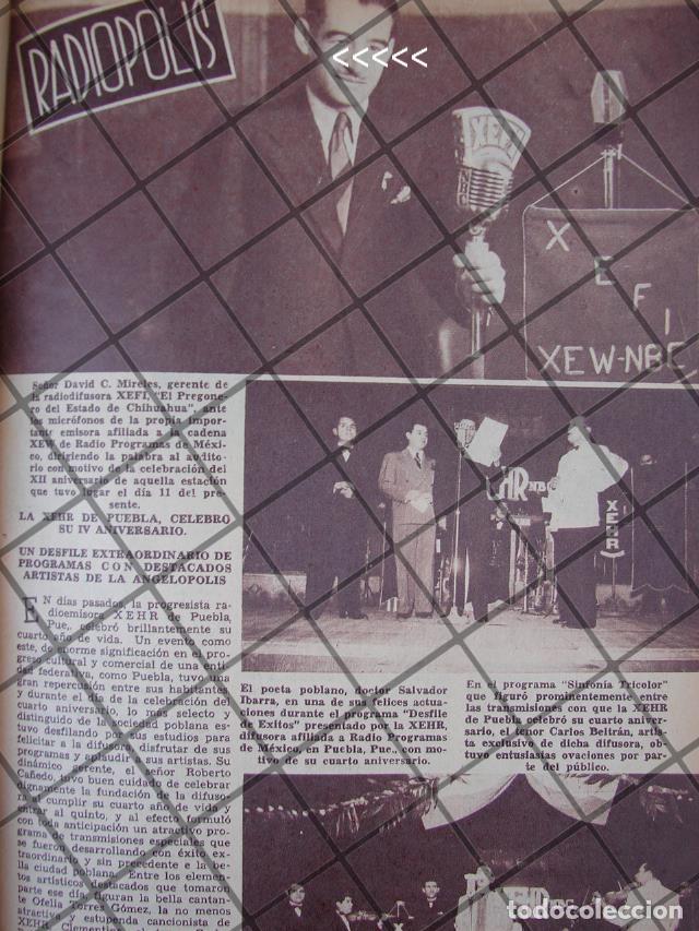 Poster collecting: AFICHE RETRO RADIODIFUSORA. XEFI Y DAVID C. MIRELES 1944