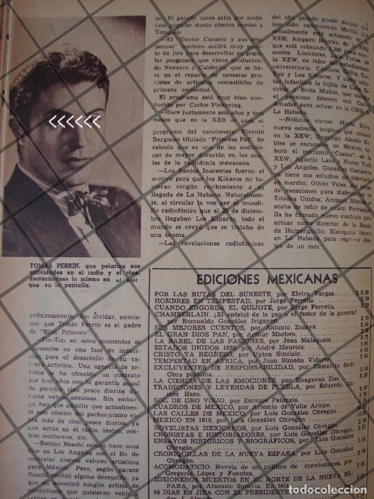 Collectionnisme d'affiches: AFICHE RETRO TOMAS PERRIN Y MAS NOTAS 1943