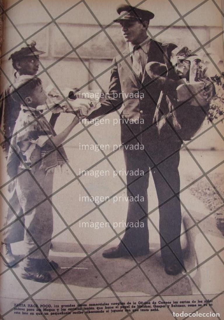 Collectionnisme d'affiches: AFICHE RETRO CARTEO ENTREGANDO REGALO DE REYES 1943