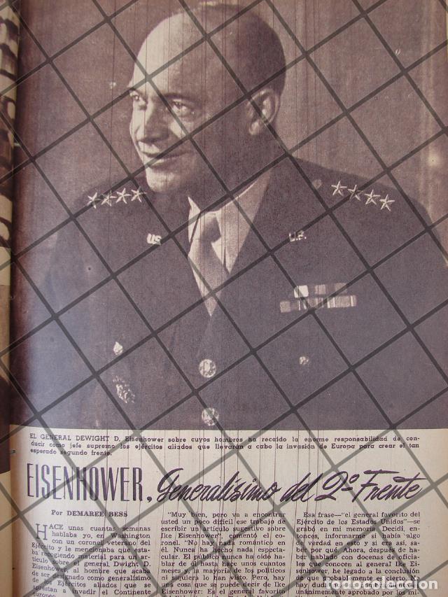 Collectionnisme d'affiches: AFICHE RETRO DEWIGHT EISENHOWER PLANEA EL DIA D 1944