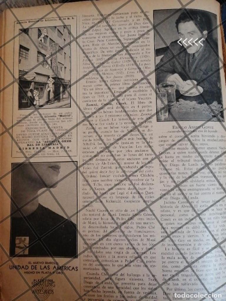 Colecionismo de cartazes: AFICHE RETRO ESCRITOR. ERMILO ABREU GOMEZ Y MAS 1942