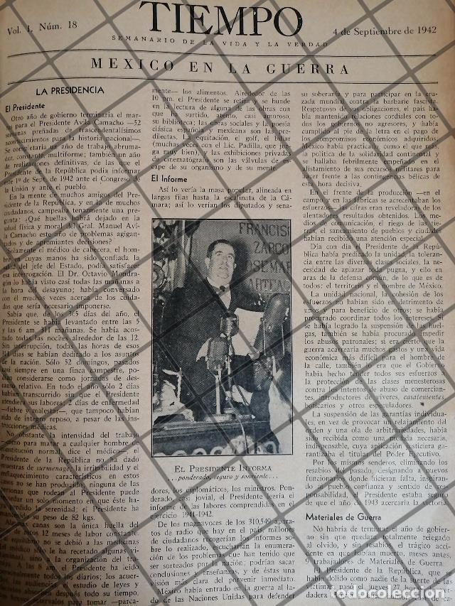 Colecionismo de cartazes: AFICHE RETRO MEXICO EN LA 2DA GUERRA MUNDIAL 1942