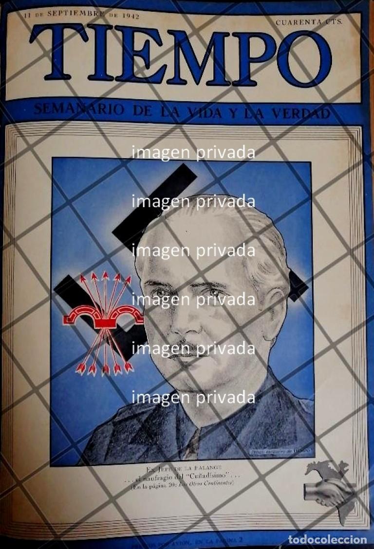 Colecionismo de cartazes: PORTADA ANTIGUA RAMON SERRANO SU&Ntilde;ER DESTITUIDO 1942