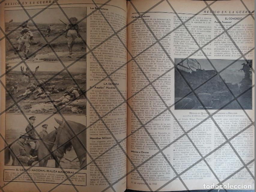 Colecionismo de cartazes: AFICHE RETRO MEXICO EN GUERRA. MANIOBRAS MILITARES 1942