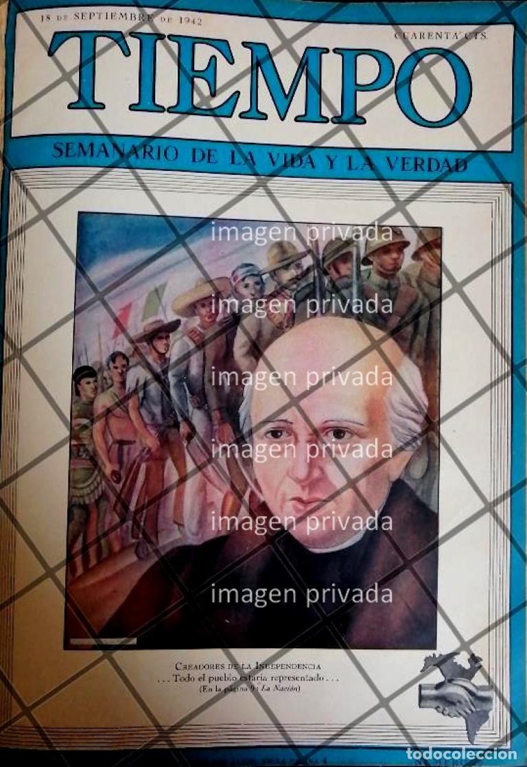 Colecionismo de cartazes: PORTADA ANTIGUA MIGUEL HIDALDO, MEXICO EN GUERRA 1942