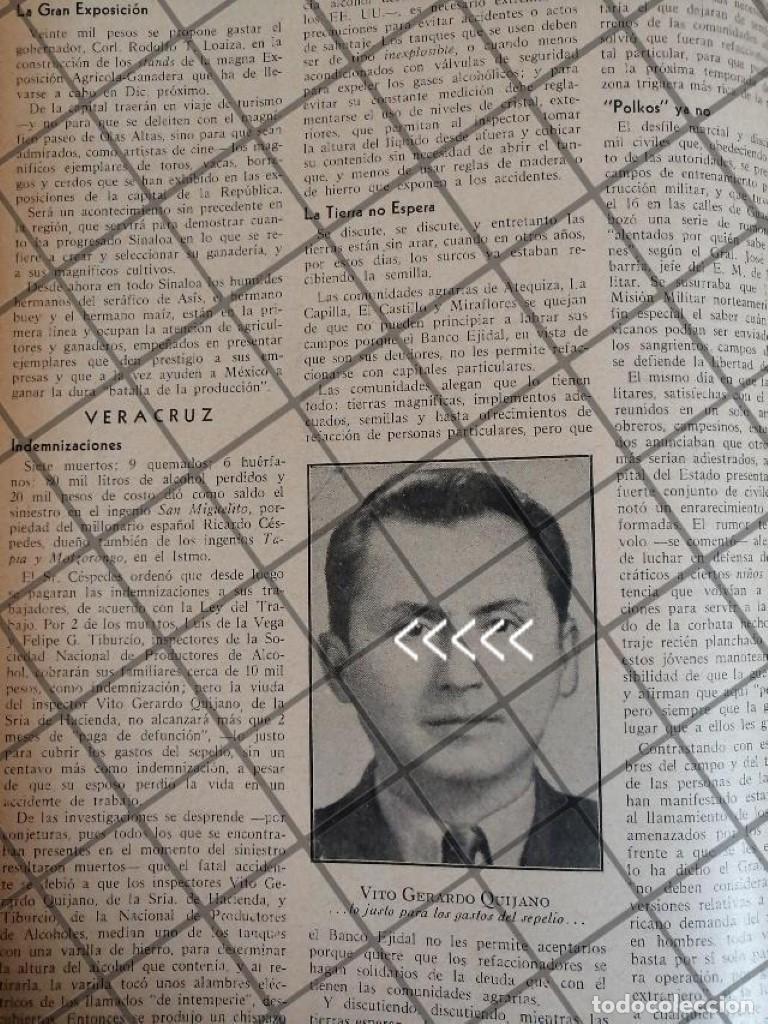 Colecionismo de cartazes: AFICHE RETRO VICTOR GERARDO QUIJANO, INGENIO SAN MIGUELITO