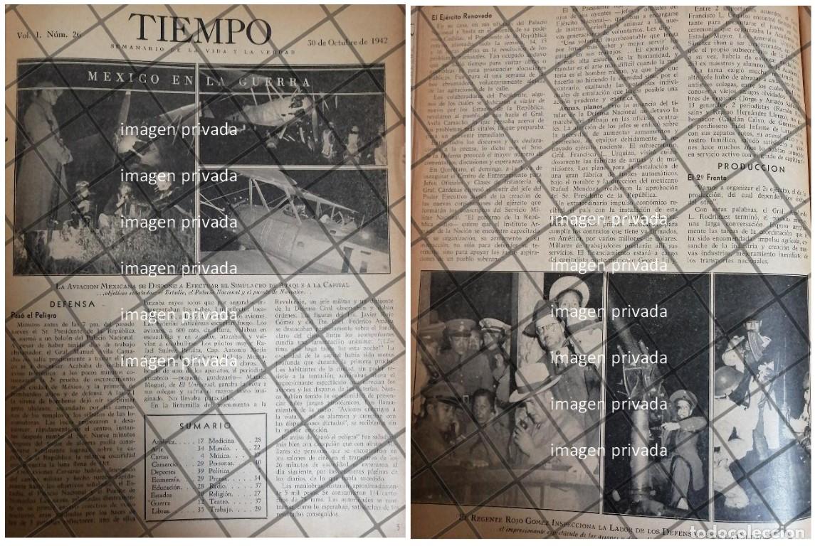 Colecionismo de cartazes: AFICHE RETRO. MEXICO EN GUERRA SIMULACROS DE ATAQUES 1942