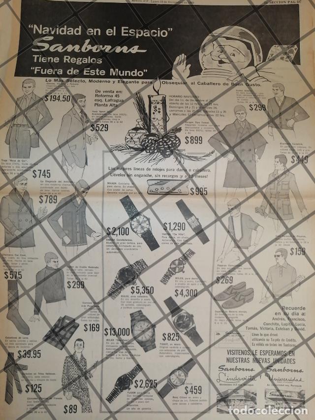 Sammeln von Plakaten: CARTEL PUBLICITARIO RETRO TIENDA SANBORNS 1969 T. POSTER
