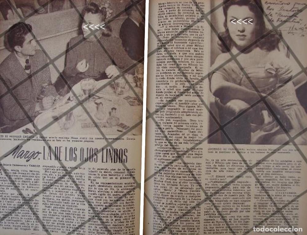 Sammeln von Plakaten: AFICHE ANTIGUO. LA ACTRIZ. MARGO 1944 ( MARGARITA BOLADO CASTILLO )