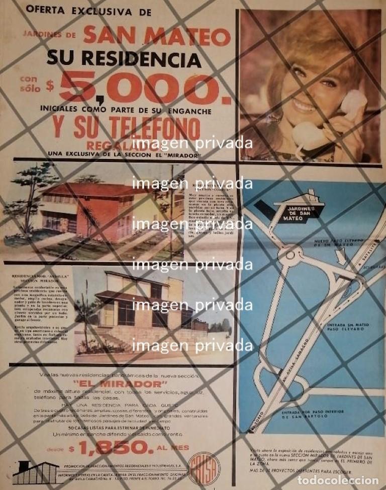 Sammeln von Plakaten: PUBLICIDAD RETRO COLONIA JARDINES DE SAN MATEO 1969