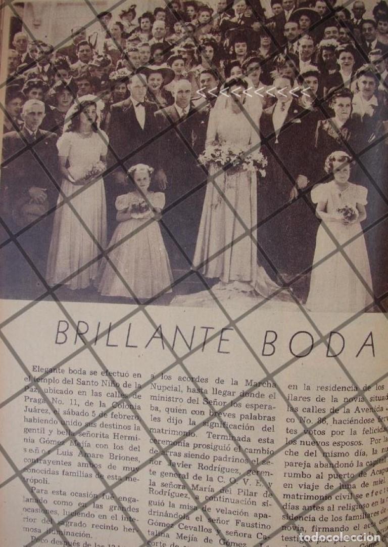 Sammeln von Plakaten: AFICHE ANTIGUO BODA. AMARE GOMEZ 1944