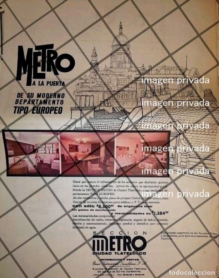 Sammeln von Plakaten: PUBLICIDAD RETRO COLONIA CD TLATELOLCO 1969 T. POSTER 5