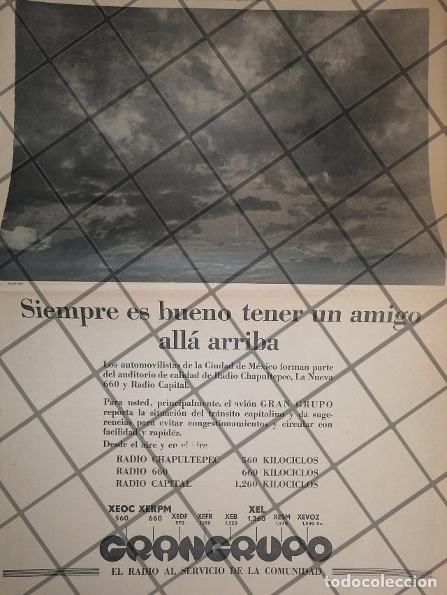 Collectionnisme d'affiches: AFICHE ANTIGUO RADIO DIFUSORA RADIO CHAPULTEPEC Y MAS 1969