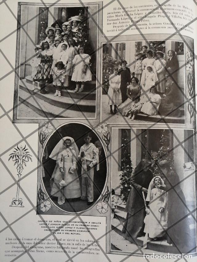 Collectionnisme d'affiches: AFICHE ANTIGUO BAUTIZO. LOPEZ GONZALEZ COSIO 1910