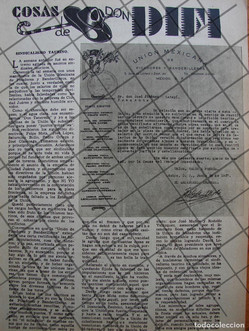 Collectionnisme d'affiches: AFICHE ANTIGUO, SINDICATO DE PICADORES Y BANDERILLEROS 1937