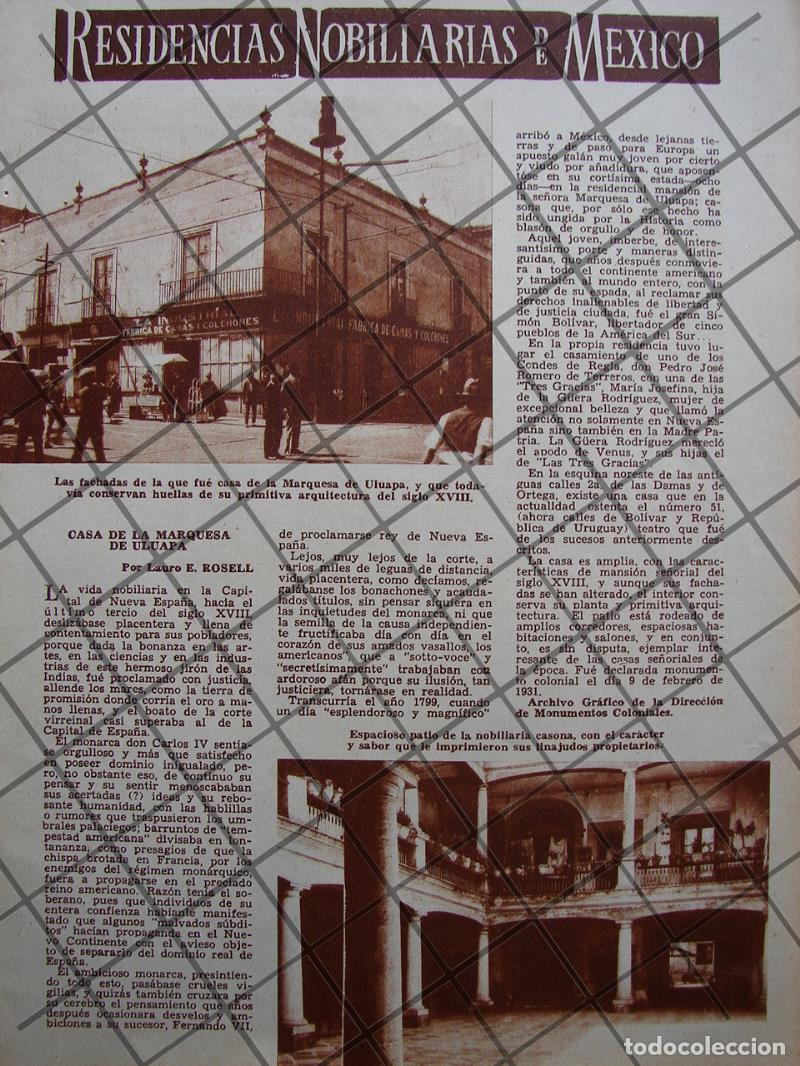 Collectionnisme d'affiches: AFICHE ANTIGUO CASA DE LA MARQUESA DE ULUAPA 1939