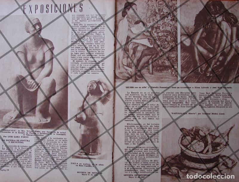 Collectionnisme d'affiches: AFICHE ANTIGUO EXPOSICION DE ARTE ESCUELA DE LA S.E.P. 1939