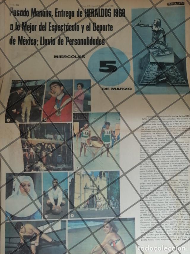 Collectionnisme d'affiches: PUBLICIDAD RETRO ENTREGA DE PREMIOS HERALDO 1968