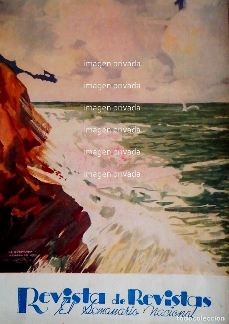 Collectionnisme d'affiches: PORTADA ANTIGUA LA QUEBRADA DE ACAPULCO 1938