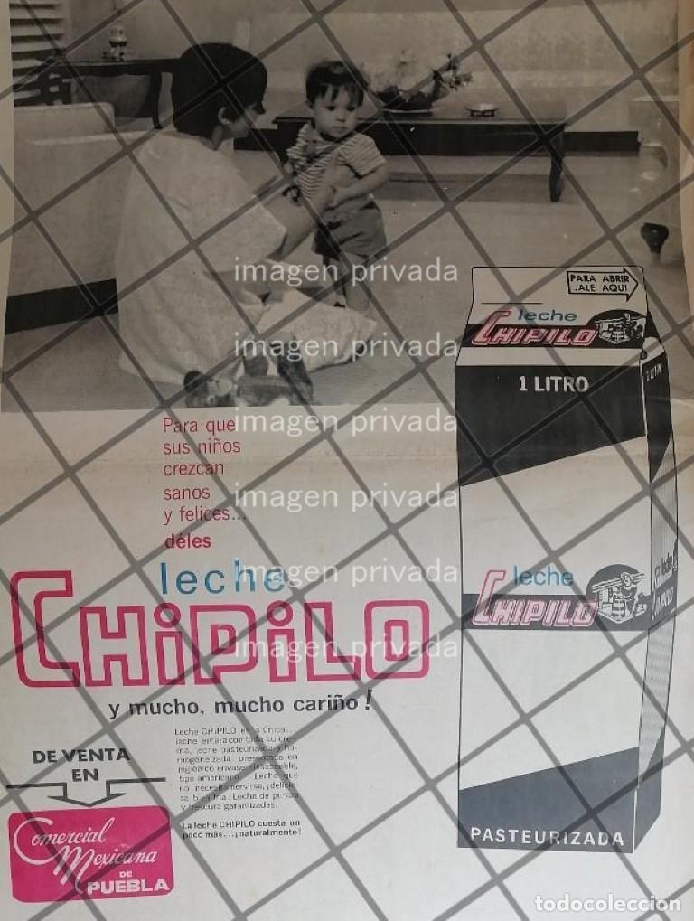 Collectionnisme d'affiches: CARTEL PUBLICITARIO RETRO LECHE CHIPILO 1969 T. POSTER
